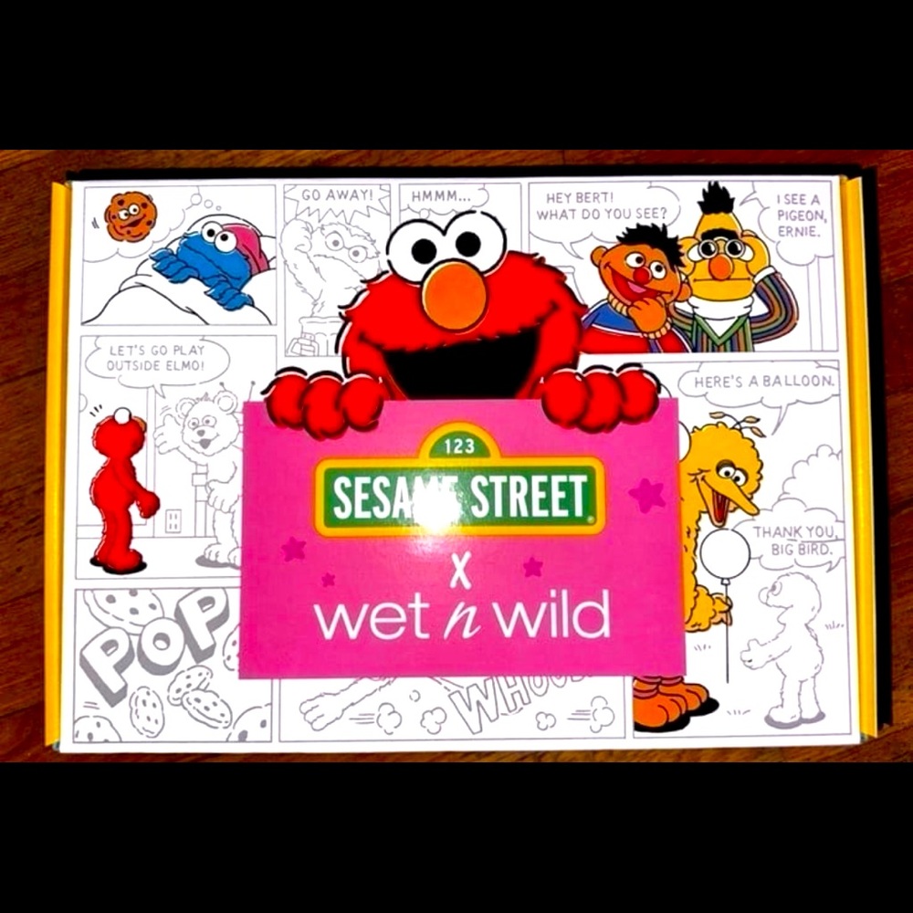WET N WILD X SESAME STREET PR BOX NEW AND SOLD OUT